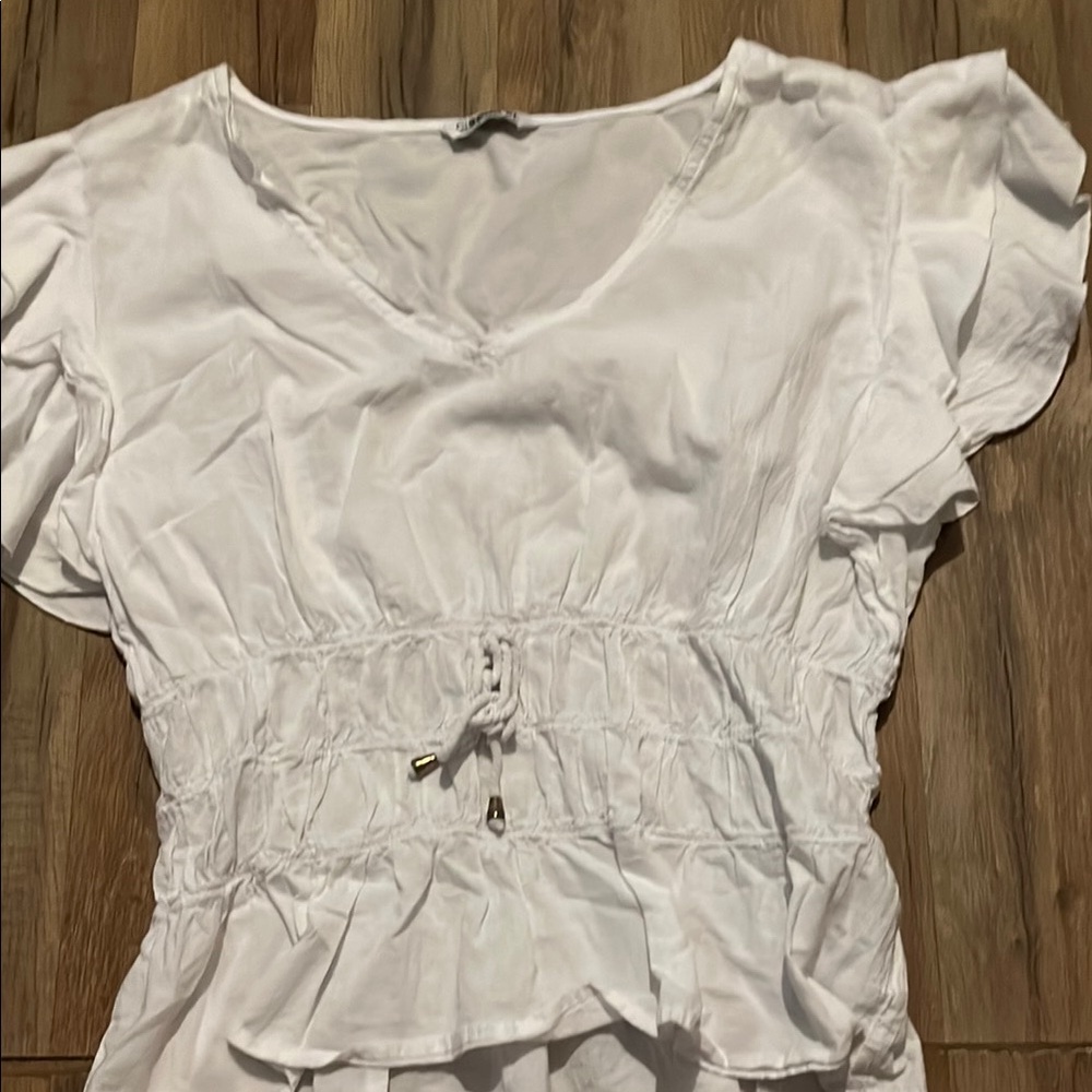 Elegant White Women's Top